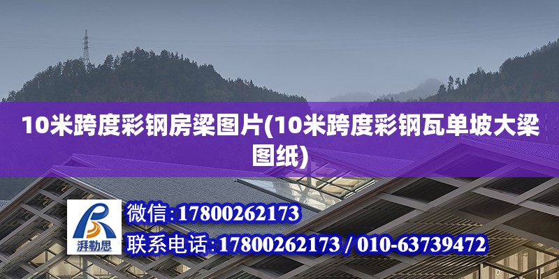 10米跨度彩钢房梁图片(10米跨度彩钢瓦单坡大梁图纸)