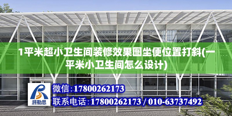 1平米超小卫生间装修效果图坐便位置打斜(一平米小卫生间怎么设计)