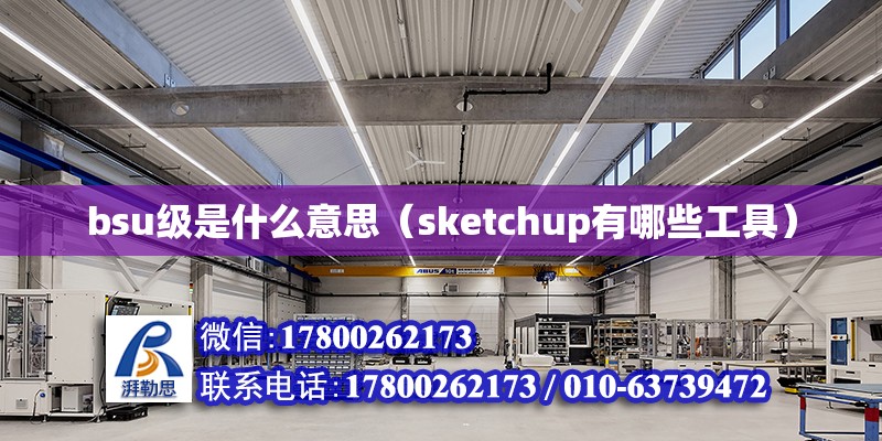 bsu级是什么意思（sketchup有哪些工具） 北京钢结构设计