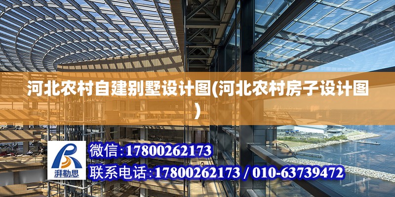 河北农村自建别墅设计图(河北农村房子设计图) 结构工业钢结构施工