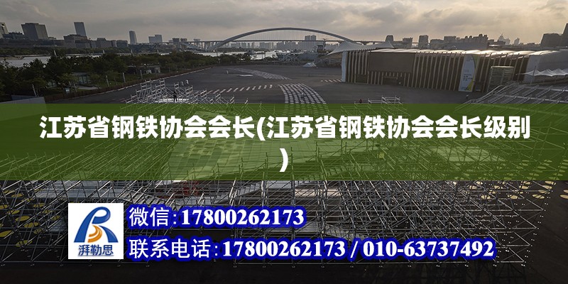 江苏省钢铁协会会长(江苏省钢铁协会会长级别)