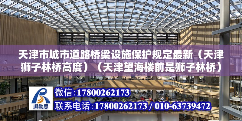 天津市城市道路桥梁设施保护规定最新（天津狮子林桥高度）（天津望海楼前是狮子林桥） 钢结构有限元分析设计