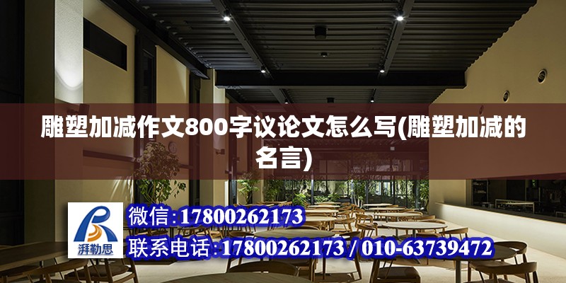 雕塑加减作文800字议论文怎么写(雕塑加减的名言)