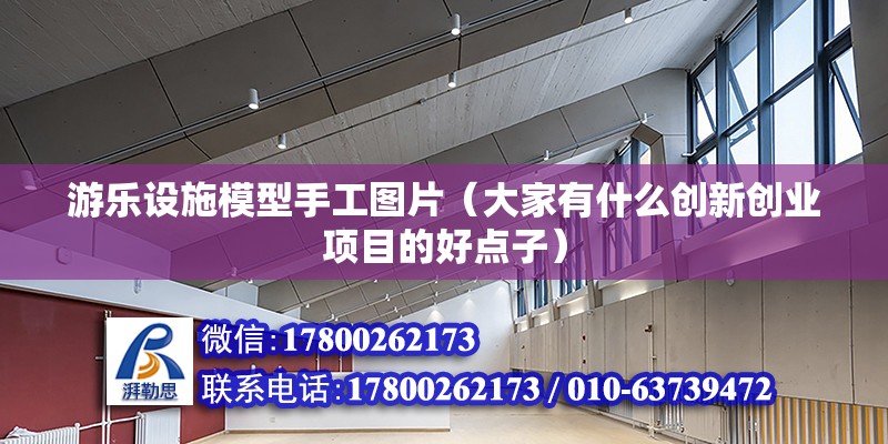 游乐设施模型手工图片（大家有什么创新创业项目的好点子） 钢结构跳台设计