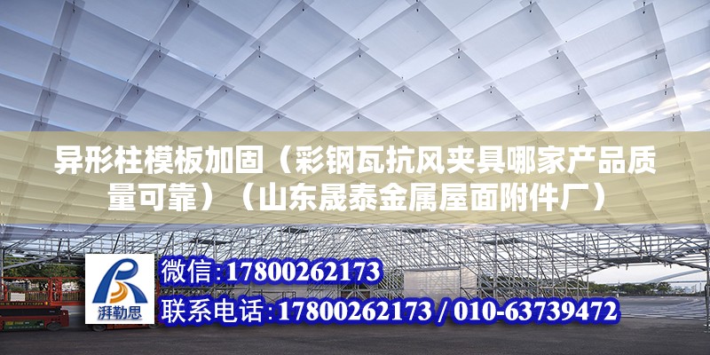 异形柱模板加固（彩钢瓦抗风夹具哪家产品质量可靠）（山东晟泰金属屋面附件厂） 建筑施工图设计