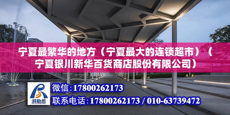 宁夏最繁华的地方（宁夏最大的连锁超市）（宁夏银川新华百货商店股份有限公司）