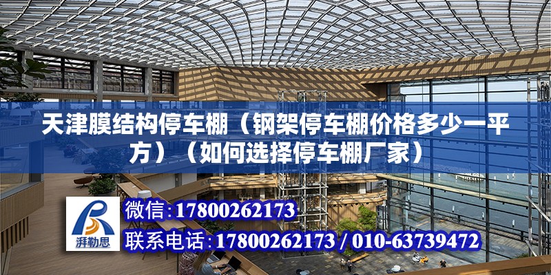 天津膜结构停车棚（钢架停车棚价格多少一平方）（如何选择停车棚厂家）