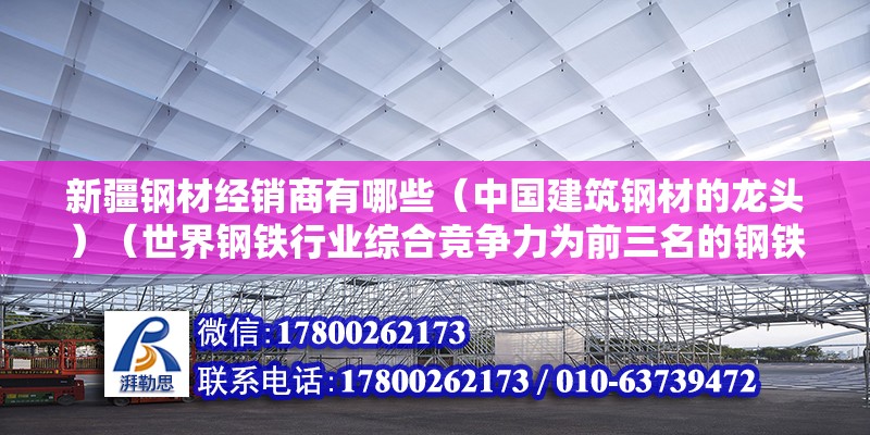 新疆钢材经销商有哪些（中国建筑钢材的龙头）（世界钢铁行业综合竞争力为前三名的钢铁企业，八一钢铁企业） 全国钢结构厂