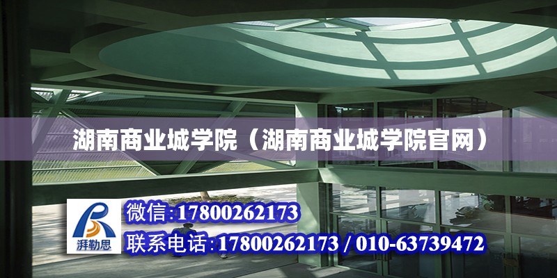 湖南商业城学院（湖南商业城学院官网） 钢结构网架设计