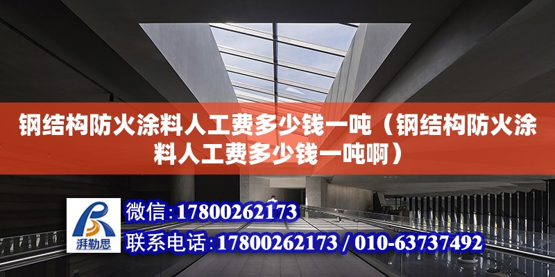 钢结构防火涂料人工费多少钱一吨（钢结构防火涂料人工费多少钱一吨啊）