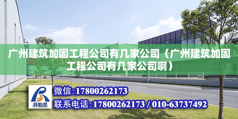 广州建筑加固工程公司有几家公司（广州建筑加固工程公司有几家公司啊）