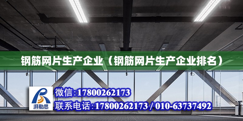 钢筋网片生产企业（钢筋网片生产企业排名）