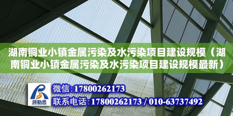 湖南铜业小镇金属污染及水污染项目建设规模（湖南铜业小镇金属污染及水污染项目建设规模最新）