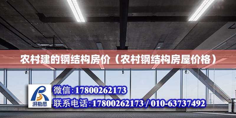 农村建的钢结构房价（农村钢结构房屋价格）