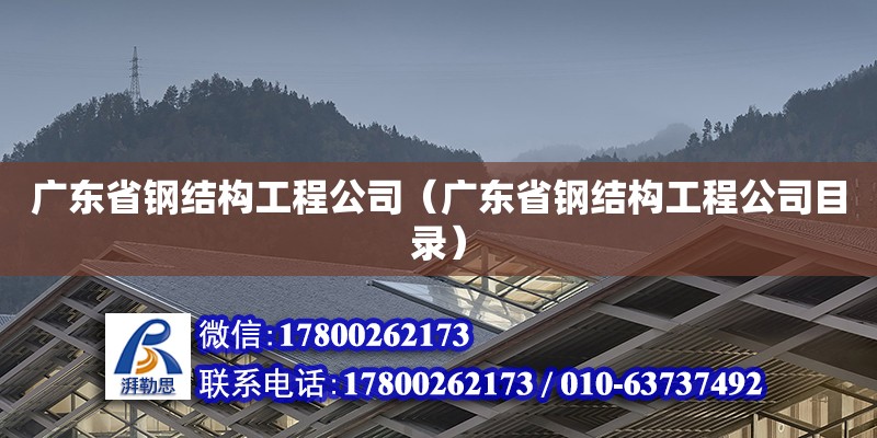 广东省钢结构工程公司（广东省钢结构工程公司目录）