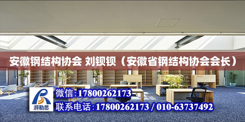 安徽钢结构协会 刘钡钡（安徽省钢结构协会会长）