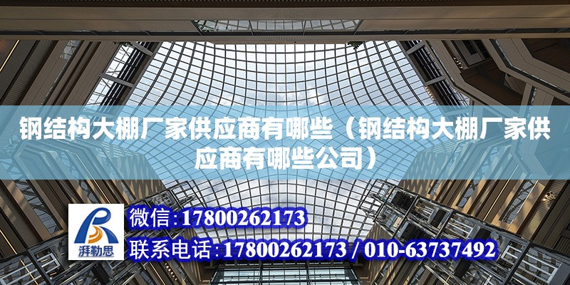 钢结构大棚厂家供应商有哪些（钢结构大棚厂家供应商有哪些公司）