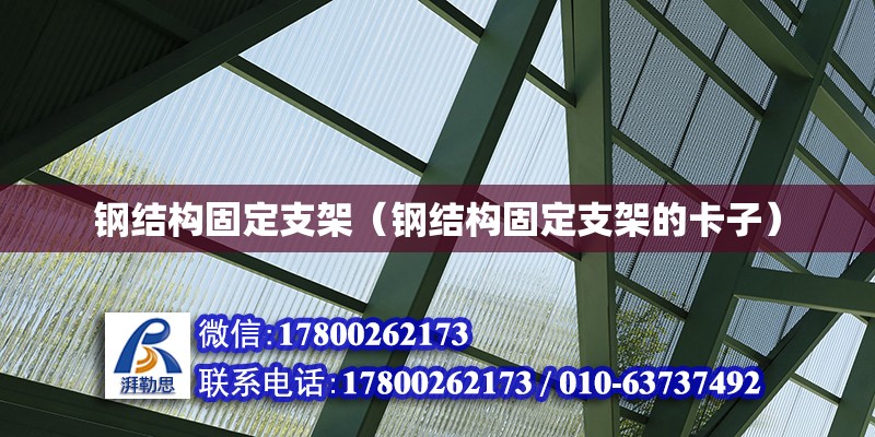 钢结构固定支架（钢结构固定支架的卡子） 结构污水处理池施工