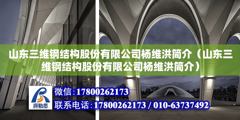 山东三维钢结构股份有限公司杨维洪简介（山东三维钢结构股份有限公司杨维洪简介）