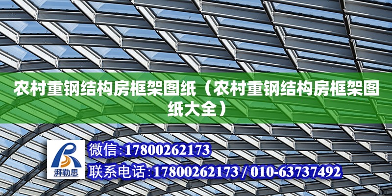 农村重钢结构房框架图纸（农村重钢结构房框架图纸大全）