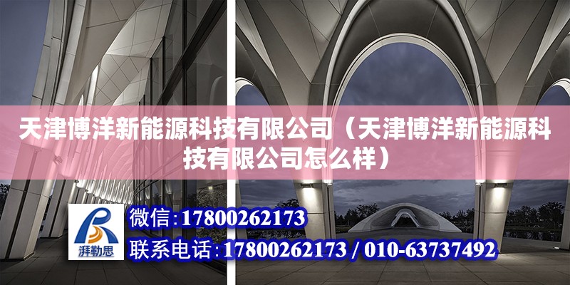 天津博洋新能源科技有限公司（天津博洋新能源科技有限公司怎么样）