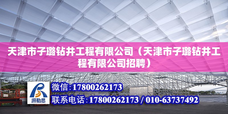 天津市子璐钻井工程有限公司（天津市子璐钻井工程有限公司招聘）