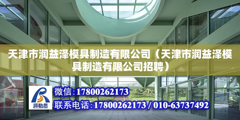 天津市润益泽模具制造有限公司（天津市润益泽模具制造有限公司招聘）