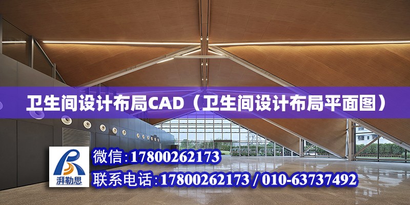 卫生间设计布局CAD（卫生间设计布局平面图）