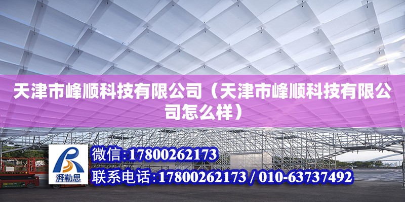 天津市峰顺科技有限公司（天津市峰顺科技有限公司怎么样）