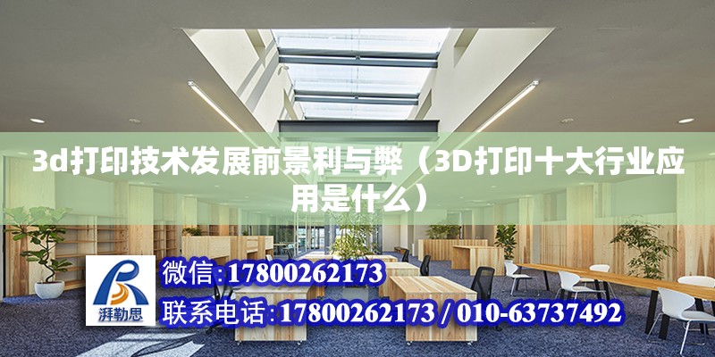 3d打印技术发展前景利与弊（3D打印十大行业应用是什么）