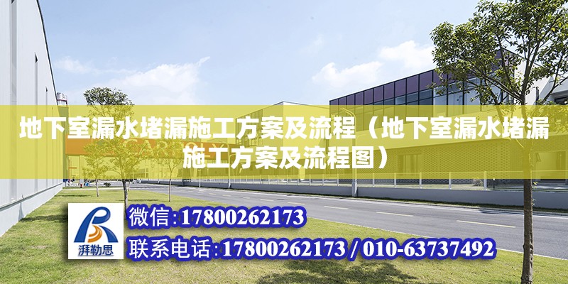 地下室漏水堵漏施工方案及流程（地下室漏水堵漏施工方案及流程图）