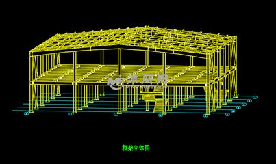 钢结构3层框架立体图（钢结构3层框架立体图详解） 钢结构框架施工 第3张