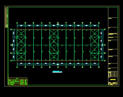 二层钢结构框架图cad（二层钢结构框架图cad资源） 结构框架施工 第2张