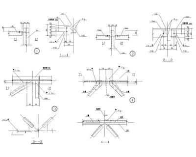 加油站钢结构罩棚施工图28米×28米（加油站钢结构罩棚施工图审批流程介绍） 钢结构有限元分析设计 第3张