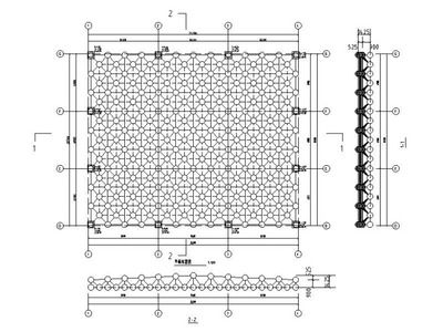 网架结构图纸（什么是网架结构图纸）