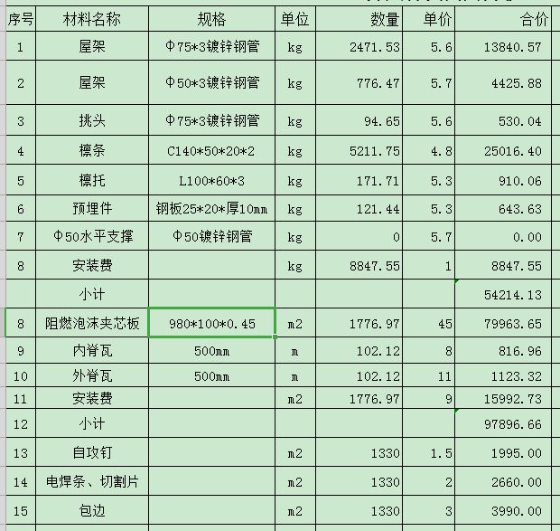 2020年钢结构制作安装费多少钱一吨呢（2020年钢结构制作安装费多少钱一吨） 结构电力行业施工 第5张