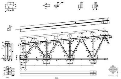 梯形钢屋架设计图纸