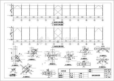 钢结构厂房施工图纸（钢结构厂房施工cad图纸）