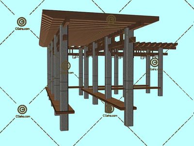 景观钢结构廊架多少钱一平米（景观钢结构廊架价格） 钢结构网架设计 第1张