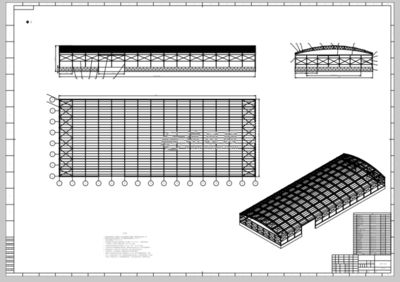 35米跨度钢结构图纸（35米跨度钢结构设计规范）