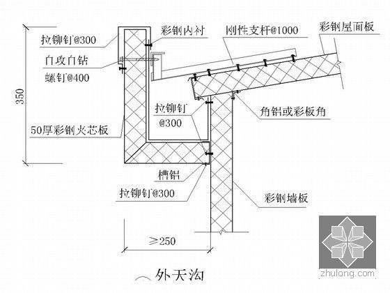 钢结构平屋面做法