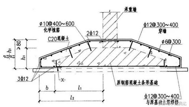 承重墙加固设计图