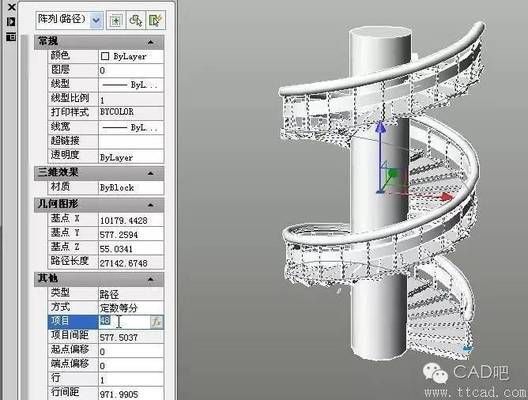 螺旋楼梯展开图cad