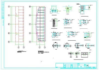舞台钢结构施工图