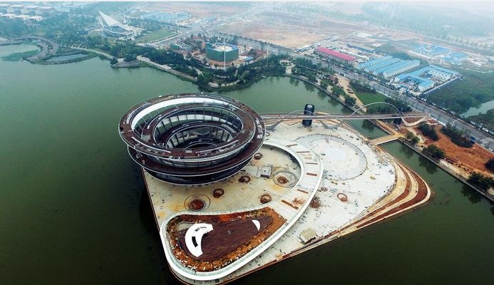 钢结构观景平台（梅溪湖城市岛双螺旋观景平台的设计理念设计理念设计）