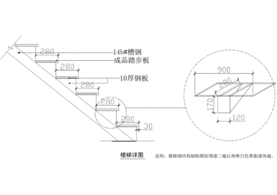 钢结构的楼梯怎么铺瓷砖