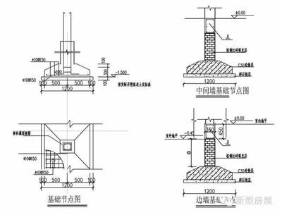 砖混结构构造柱基础图集 钢结构网架设计 第2张