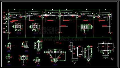 房屋钢架结构图纸