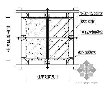 房屋钢筋柱子结构设计图