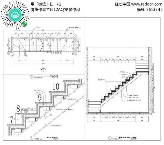 钢结构楼梯做法大样图（钢结构楼梯做法的大样图）